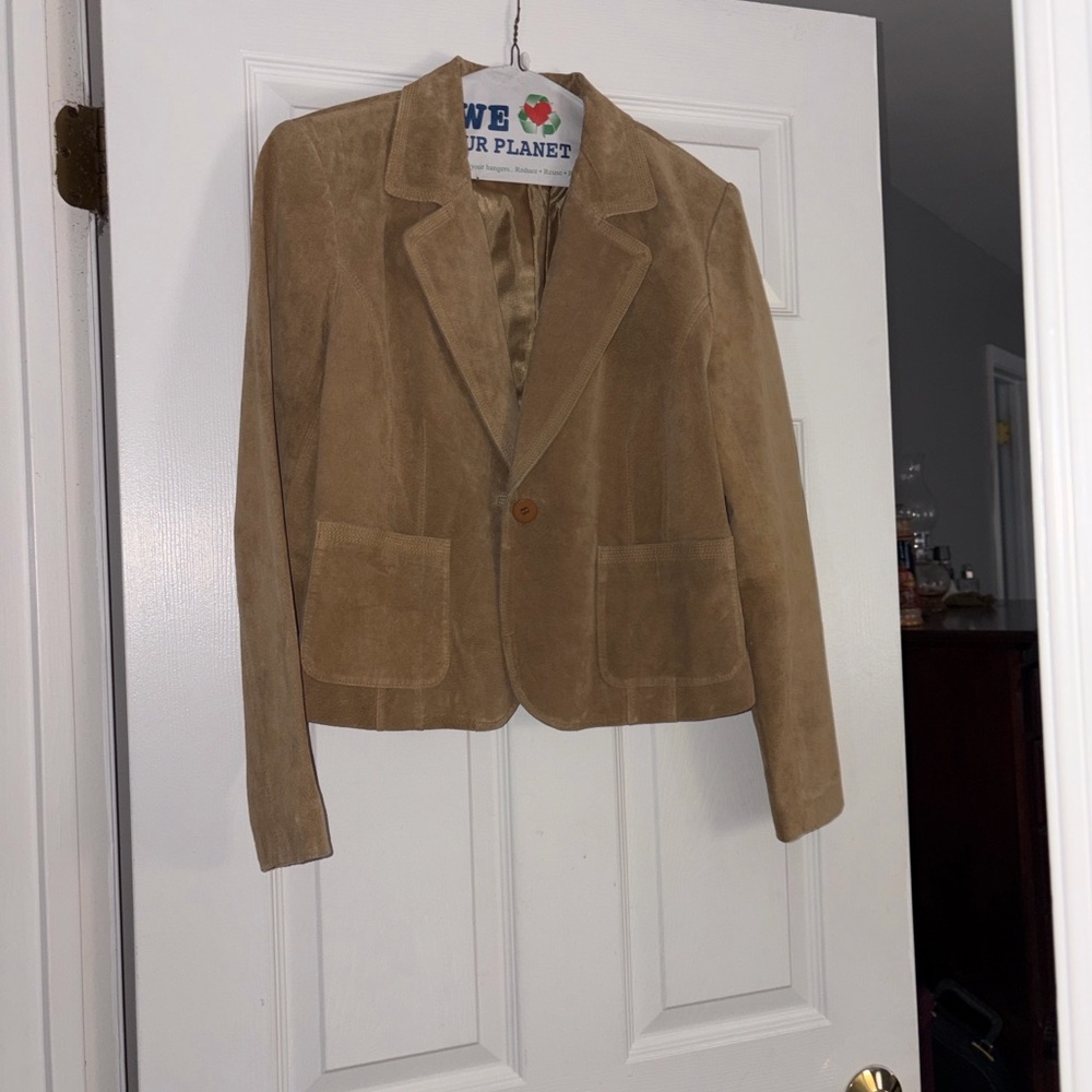 Alfani Camel Suede Women's Blazer